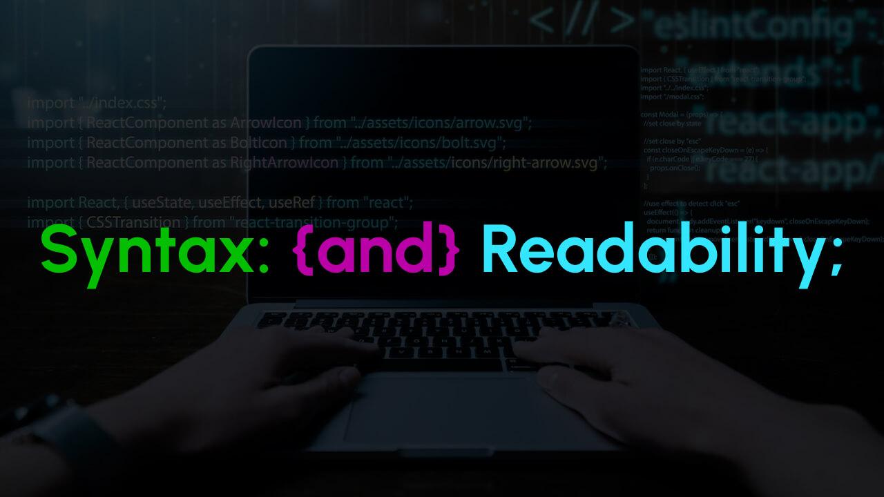 1. Syntax and Readability: banner